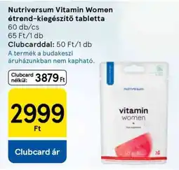 Tesco Nutriversum Vitamin Women étrend-kiegészítő tabletta ajánlat