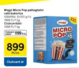 Tesco Mogyi Micro Pop pattogatni való kukorica ajánlat