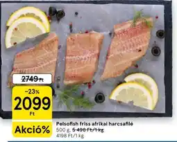 Tesco Pelsofish friss afrikai harcsafilé ajánlat