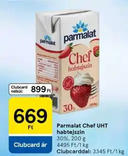 Tesco Parmalat Chef UHT Habtejszín ajánlat