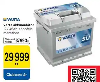 Varta akkumulátor