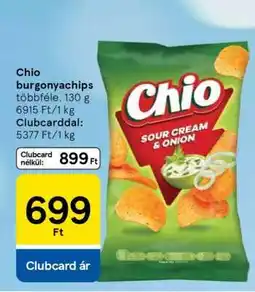 Tesco Chio burgonyachips ajánlat