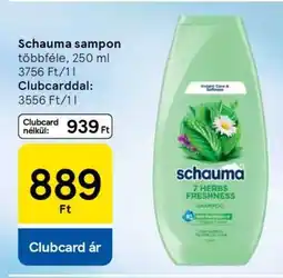 Tesco SCHAUMA Sampon ajánlat