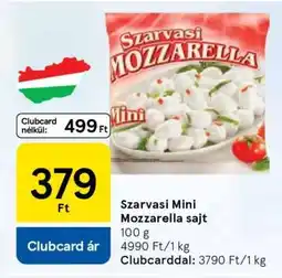 Tesco Szarvasi Mini Mozzarella sajt ajánlat