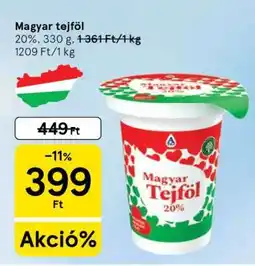Tesco Magyar tejföl ajánlat