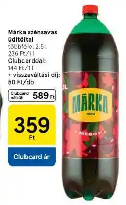 Tesco Márka Szénsavas Üdítőital ajánlat