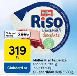 Tesco MÜLLER Riso tejberizs ajánlat