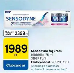 Tesco SENSODYNE Fogkrém ajánlat