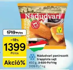 Tesco Nádudvari Panírozott Trappista Sajt ajánlat