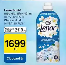 Tesco LENOR Öblítő ajánlat