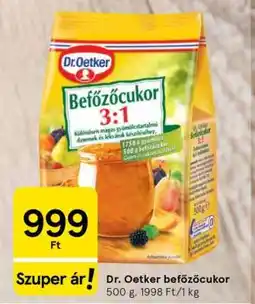 Tesco Dr.Oetker befőzőcukor ajánlat