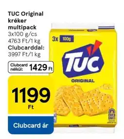 Tesco TUC Original kréker multipack ajánlat