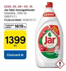 Tesco Jar kézi mosogatószer ajánlat