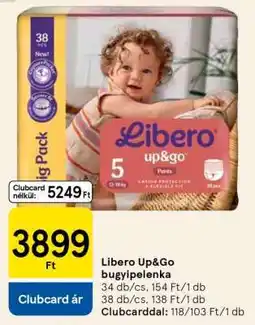 Tesco Libero Up&Go bugyipelenka ajánlat