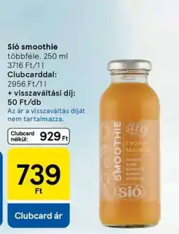 Tesco Sió Smoothie ajánlat
