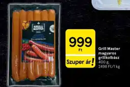 Tesco Grill Master magyaros grillkolbász ajánlat