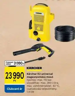 Tesco Kärcher K2 Universal magasnyomású mosó ajánlat