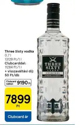 Tesco THREE SIXTY VODKA ajánlat