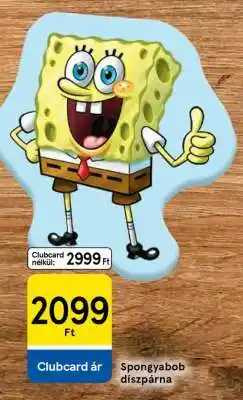 Tesco Spongyabob díszpárna ajánlat