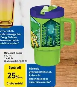 Tesco Minecraft bögre ajánlat