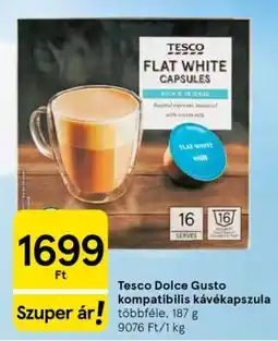 Tesco Tesco Dolce Gusto kompatibilis kávékapszula ajánlat