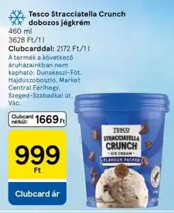 Tesco Tesco Stracciatella Crunch dobozos jégkrém ajánlat