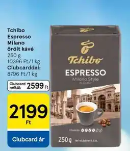 Tesco Tchibo Espresso Milano őrölt kávé ajánlat