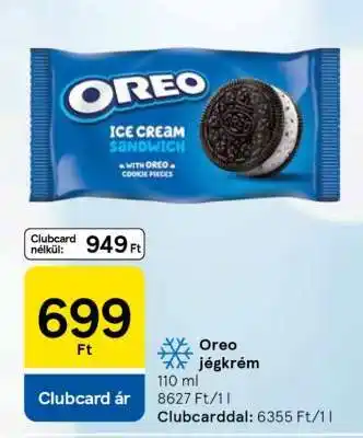 Tesco Oreo jégkrém ajánlat
