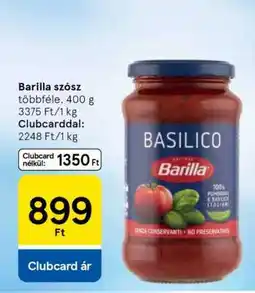 Tesco Barilla Szósz ajánlat
