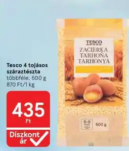 Tesco Tesco 4 tojásos száraztészta ajánlat