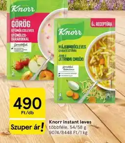 Tesco Knorr instant leves ajánlat