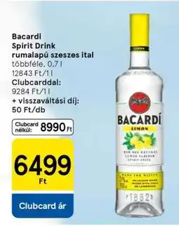 Tesco Bacardi Spirit Drink ajánlat