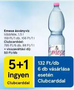 Tesco Emese ásványvíz ajánlat