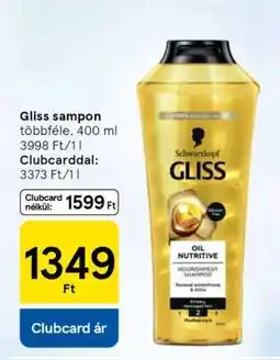 Tesco Gliss sampon ajánlat