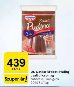 Tesco Dr. Oetker Eredeti puding családi csomag ajánlat