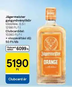 Tesco Jägermeister gyógynövénylikőr ajánlat