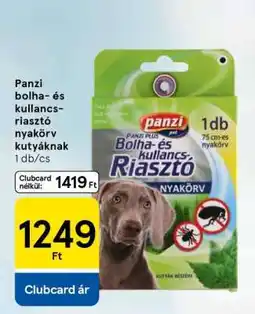 Tesco Panzi bolha- és kullancsriasztó nyakörv kutyáknak ajánlat