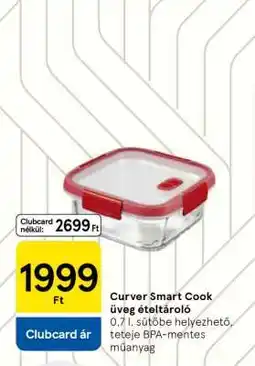 Tesco Curver Smart Cook üveg ételtároló ajánlat