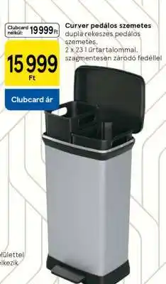 Tesco Curver pedálos szemetes ajánlat