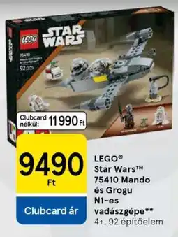 Tesco LEGO Star Wars 75410 Mando és Grogu N1-es vadászgépe ajánlat