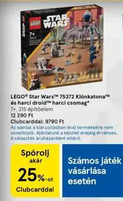 Tesco LEGO Star Wars 75372 Klónkatona és harci droid harci csomag ajánlat
