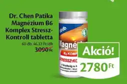 EcoFamily Dr. Chen Patika Magnézium B6 Komplex Stressz-Kontroll tabletta ajánlat