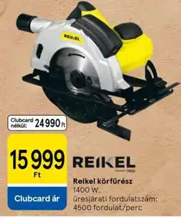 Tesco Reikel körfűrész ajánlat