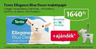 Tento Ellegance Blue Decor toalettpapír