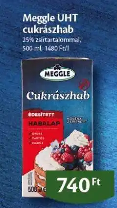 EcoFamily MEGGLE UHT CUKRÁSZHAB ajánlat
