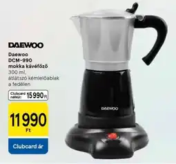 Tesco Daewoo DCM-990 mokka kávéfőző ajánlat