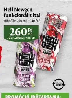 EcoFamily Hell Newgen funkcionális ital ajánlat