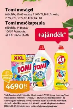 EcoFamily TOMI Mosógél ajánlat