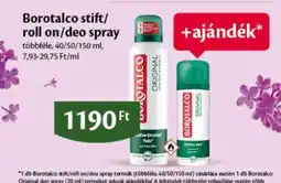 EcoFamily Borotalco stift/roll on/deo spray ajánlat
