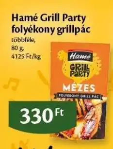 EcoFamily Hamé Grill Party folyékony grillpác ajánlat